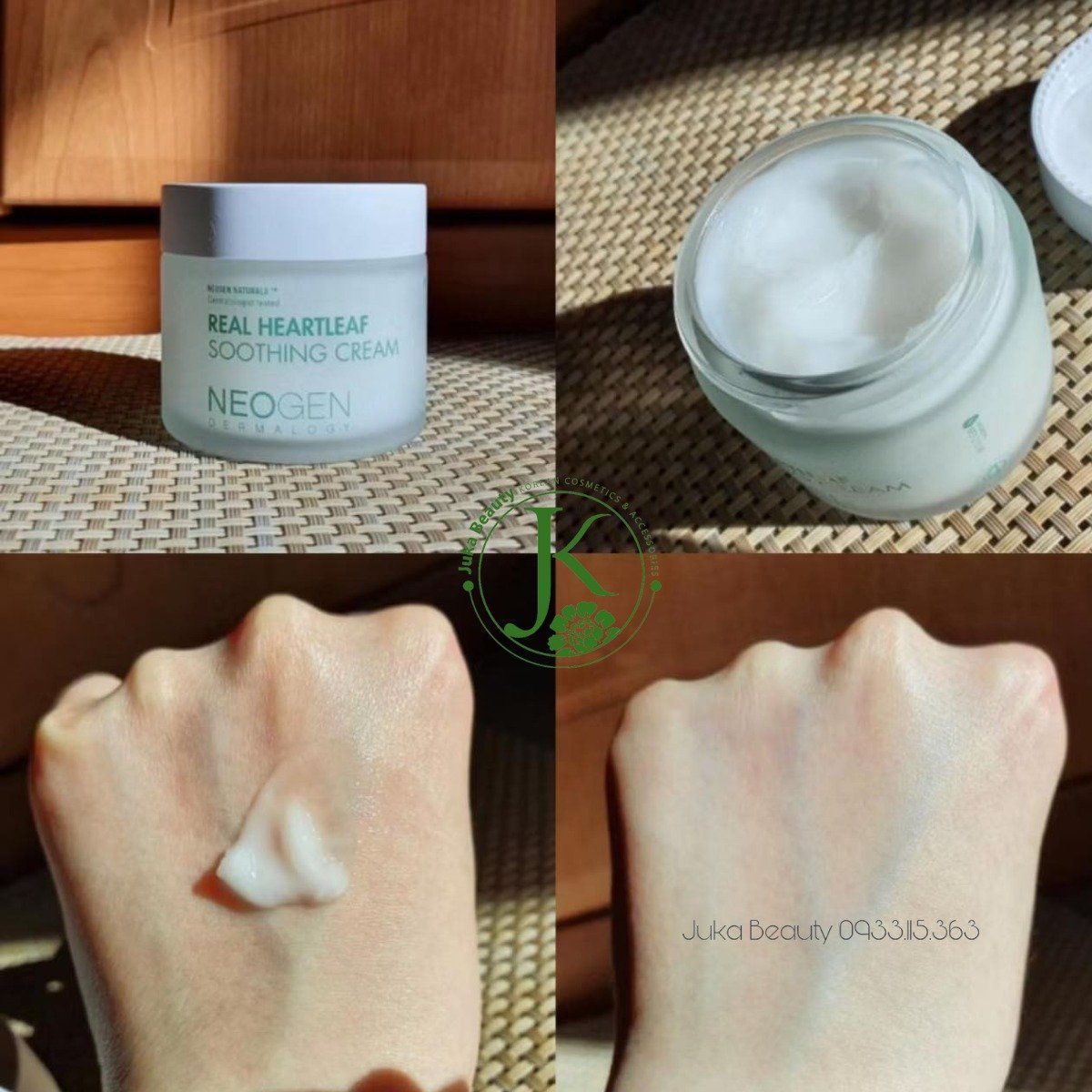  Kem Dưỡng Ẩm Làm Dịu Phục Hồi Da Neogen Real Heartleaf Soothing Cream 80g 