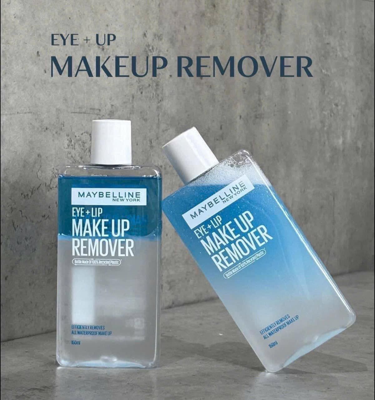  Nước Tẩy Trang Mắt Môi Maybelline Eye Lip Make Up Remover 150ml 