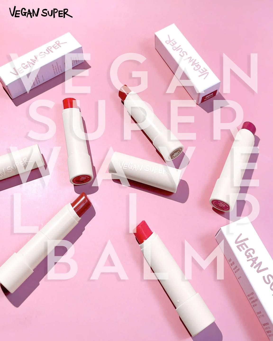  Son Dưỡng Thuần Chay Vegan Super Wave Lip Balm 4g 