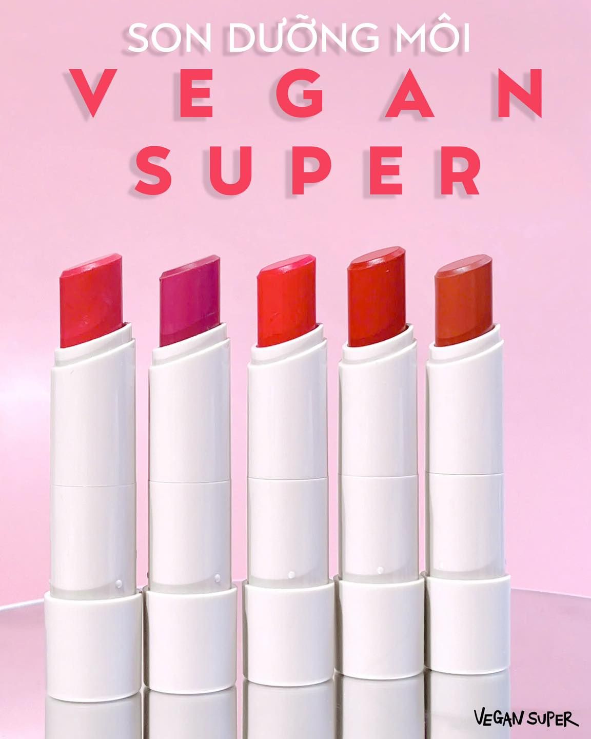  Son Dưỡng Thuần Chay Vegan Super Wave Lip Balm 4g 