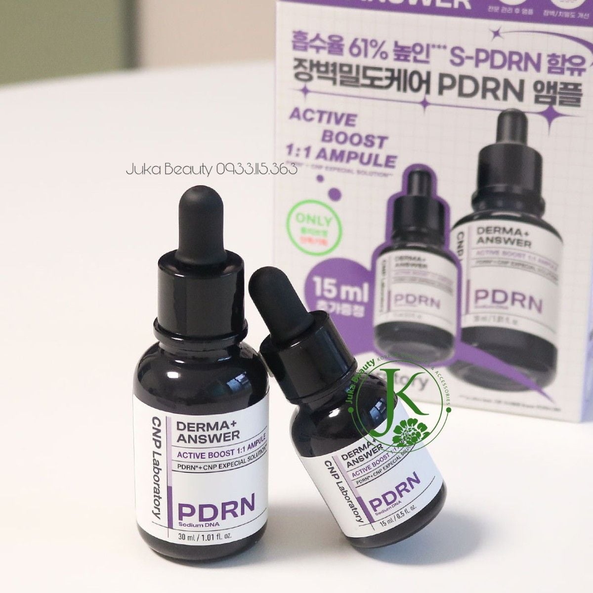  Tinh Chất PDRN Căng Bóng Sáng, Hỗ Trợ Tái Sinh CNP Derma Answer Active Boost Ampule 