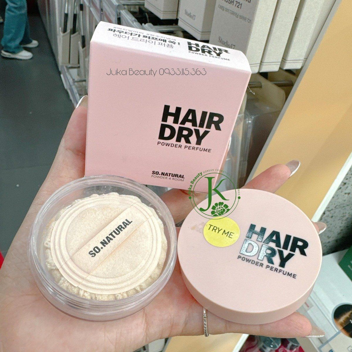  Phấn Tóc Gội Đầu Dạng Khô Hương Nước Hoa So Natural Hair Dry Powder Perfume 4g 