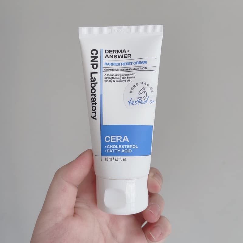  (Mẫu mới) Kem dưỡng ẩm, phục hồi da CNP Laboratory Derma + Answer Barrier Reset Cream 