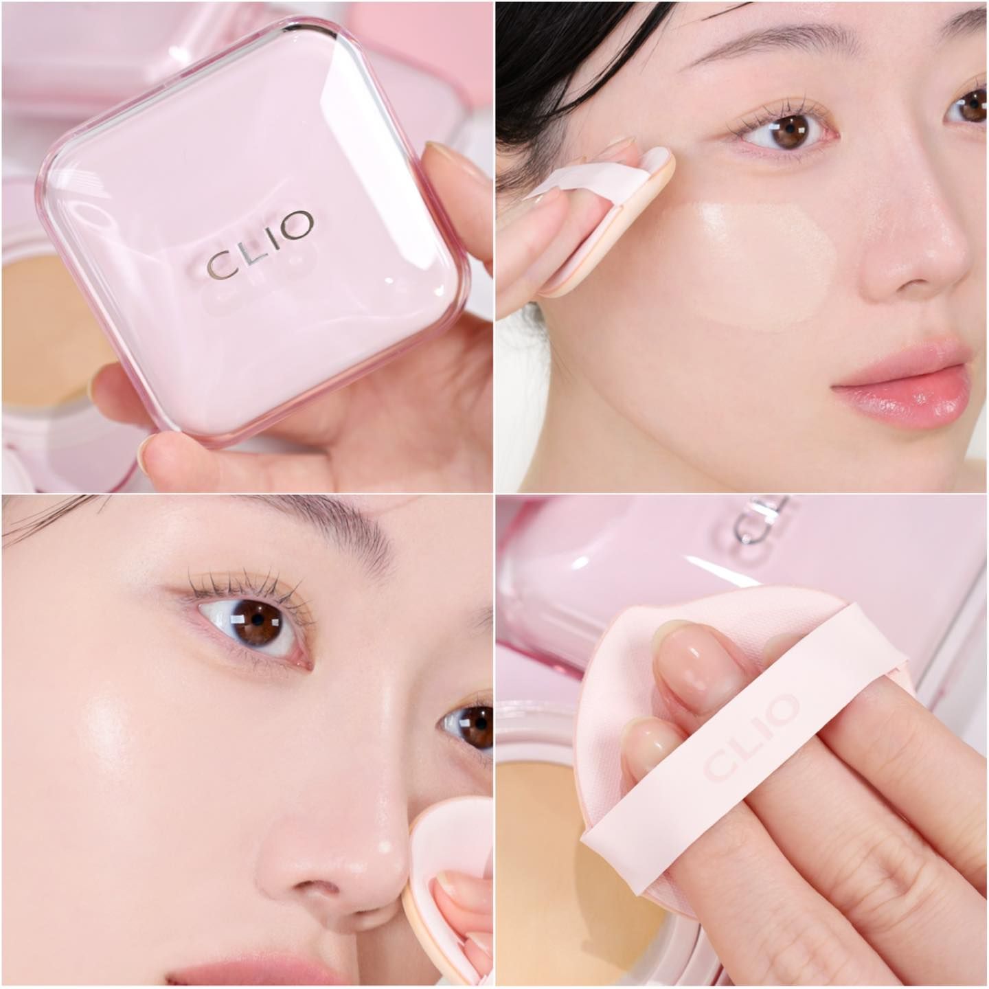  (MẪU MỚI) Phấn Nước Căng Bóng Clio Kill Cover Mesh Glow Essential Cushion SPF50+ PA++++15g*2 