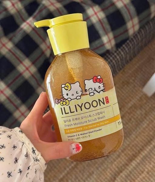  Sữa Tắm Tẩy Tế Bào Chết Toàn Thân Illiyoon Fresh Moisture Scrub Wash 400ml (Mẫu mới) 