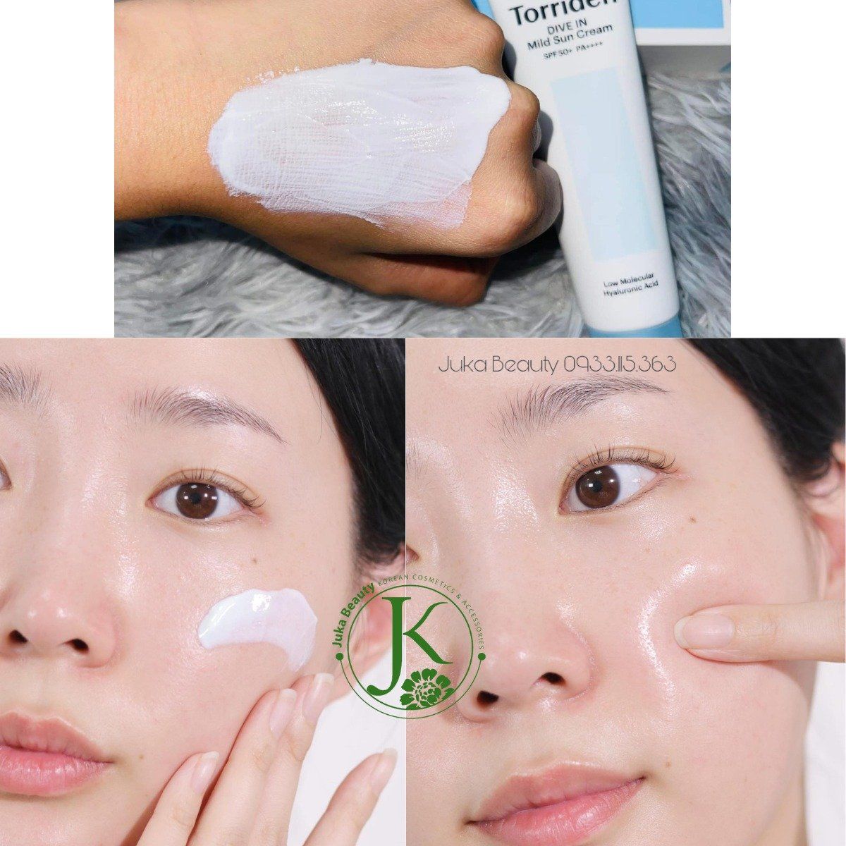  Kem Chống Nắng Thuần Chay, Dưỡng ẩm Torriden Dive In Moisture Sun Cream SPF50+ PA++++ 60ml 