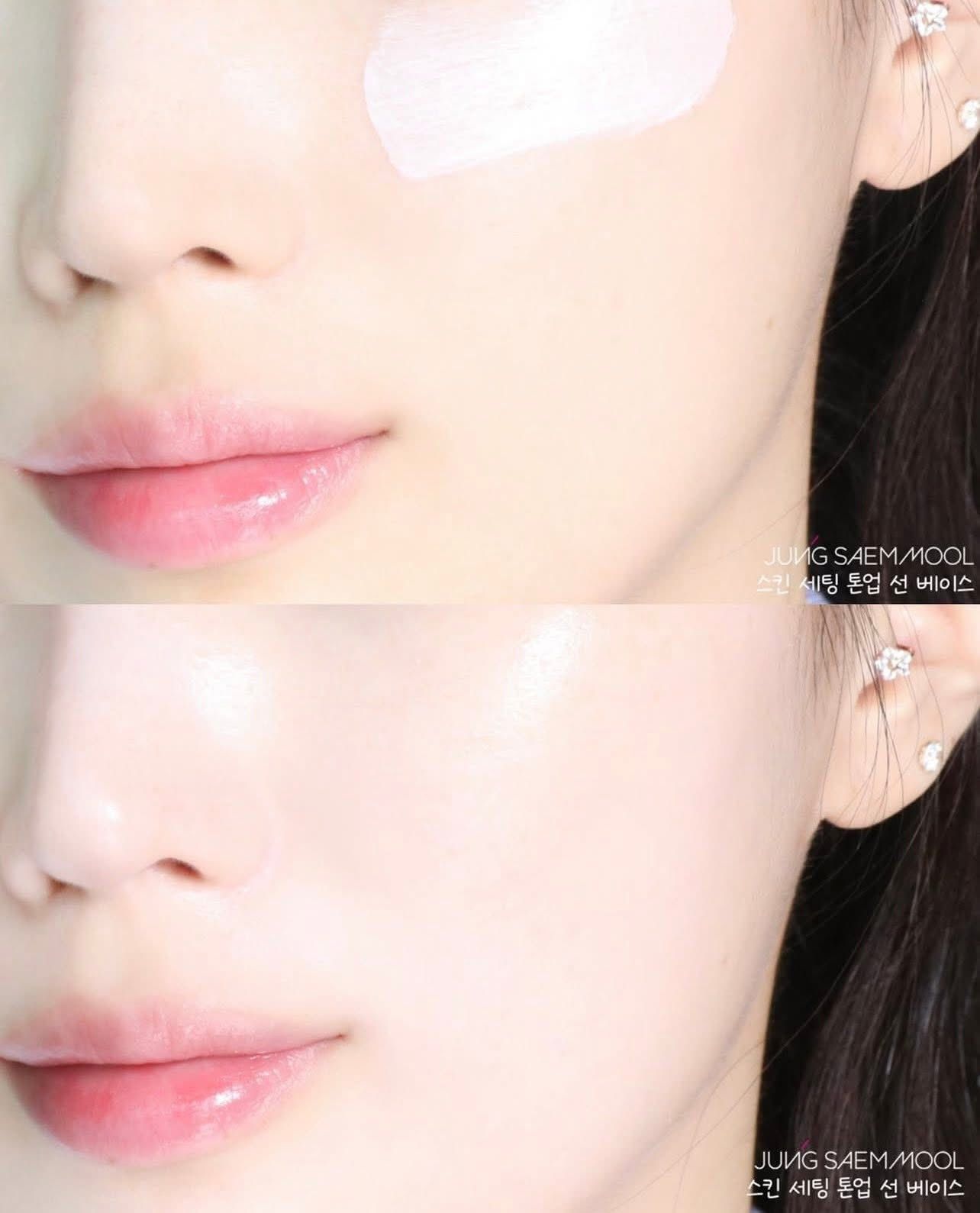  (Mẫu mới) Kem Lót Nâng Tone, Kiềm Dầu Jung Saem Mool Skin Setting Sun Base SPF50+ PA+++ 40ml 