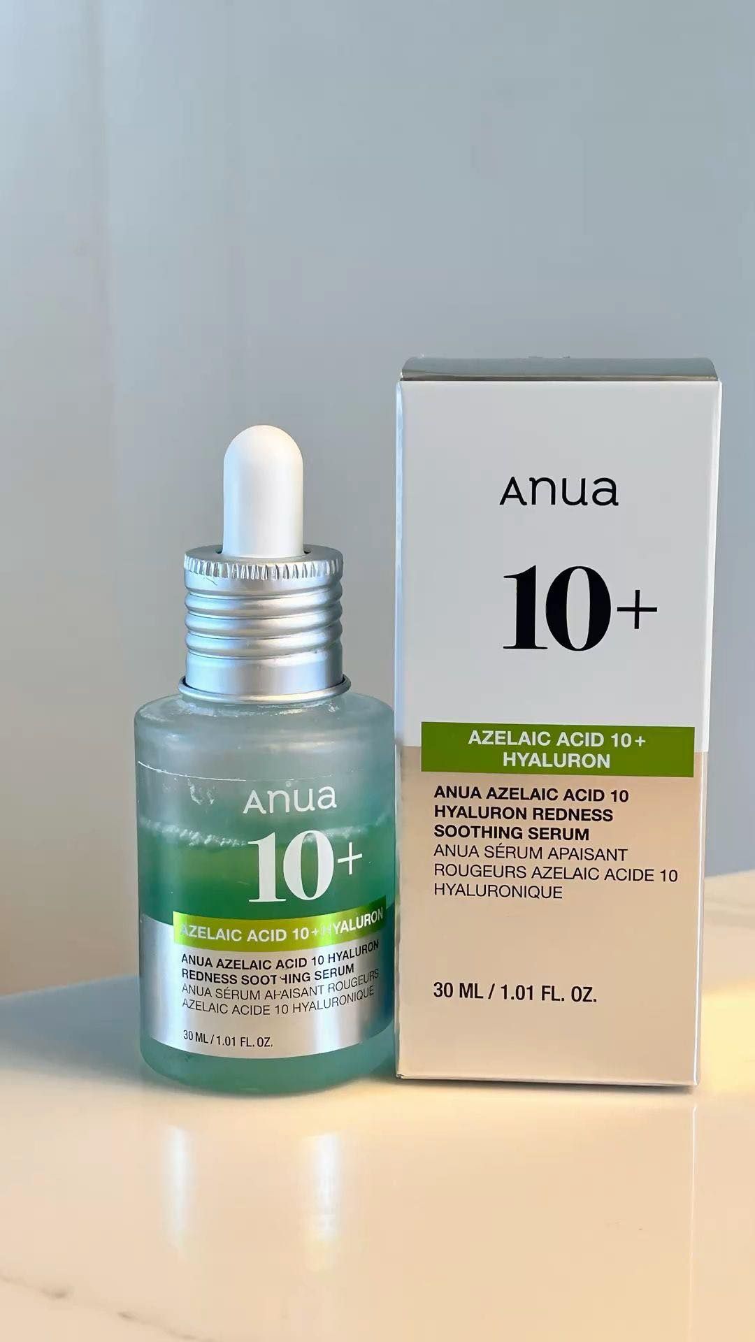  Tinh Chất Dịu Da, Mờ Thâm Mụn Anua Azelaic Acid 10 Hyaluron Redness Soothing Serum 30ml 