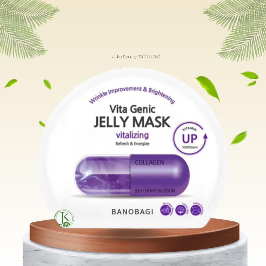  Mặt Nạ Giấy Dưỡng ẩm Banobagi Vita Genic Jelly Mask 30g (1 miếng) 