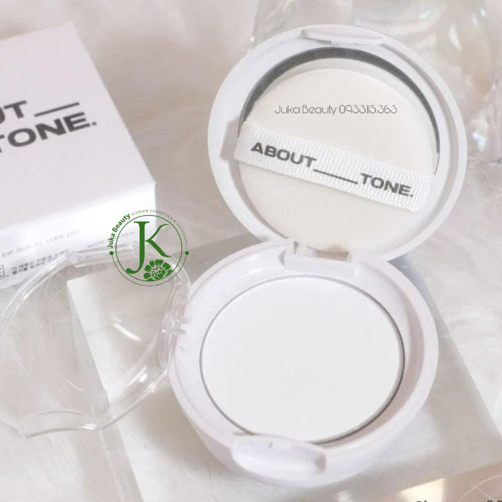  Phấn Phủ Kiềm Dầu, Nâng Tone Nhẹ About Tone Sebum Cut Powder Pact 9g 
