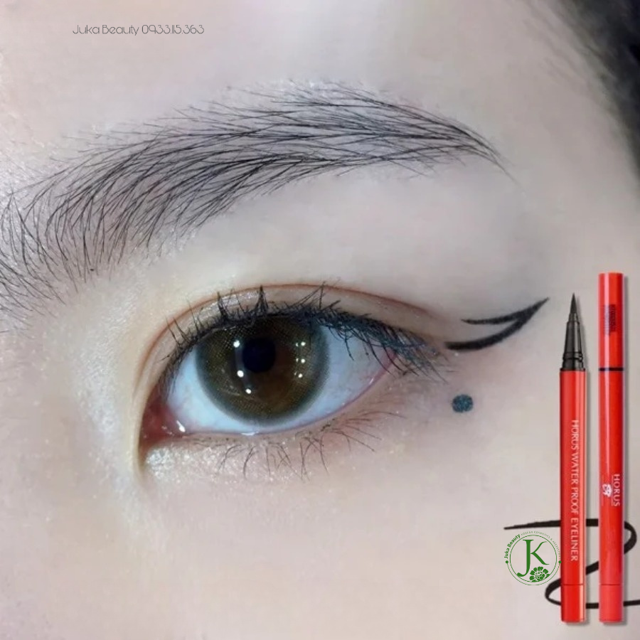  Bút Kẻ Mắt Đầu Bút Siêu Mảnh, Dễ Thao Tác Horus Waterproof Eyeliner 