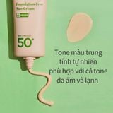  Kem Chống Nắng Nâng Tone Tự Nhiên, Kiềm Dầu Manyo Foundation Free Sun Cream SPF50+ PA++++ 50ml 