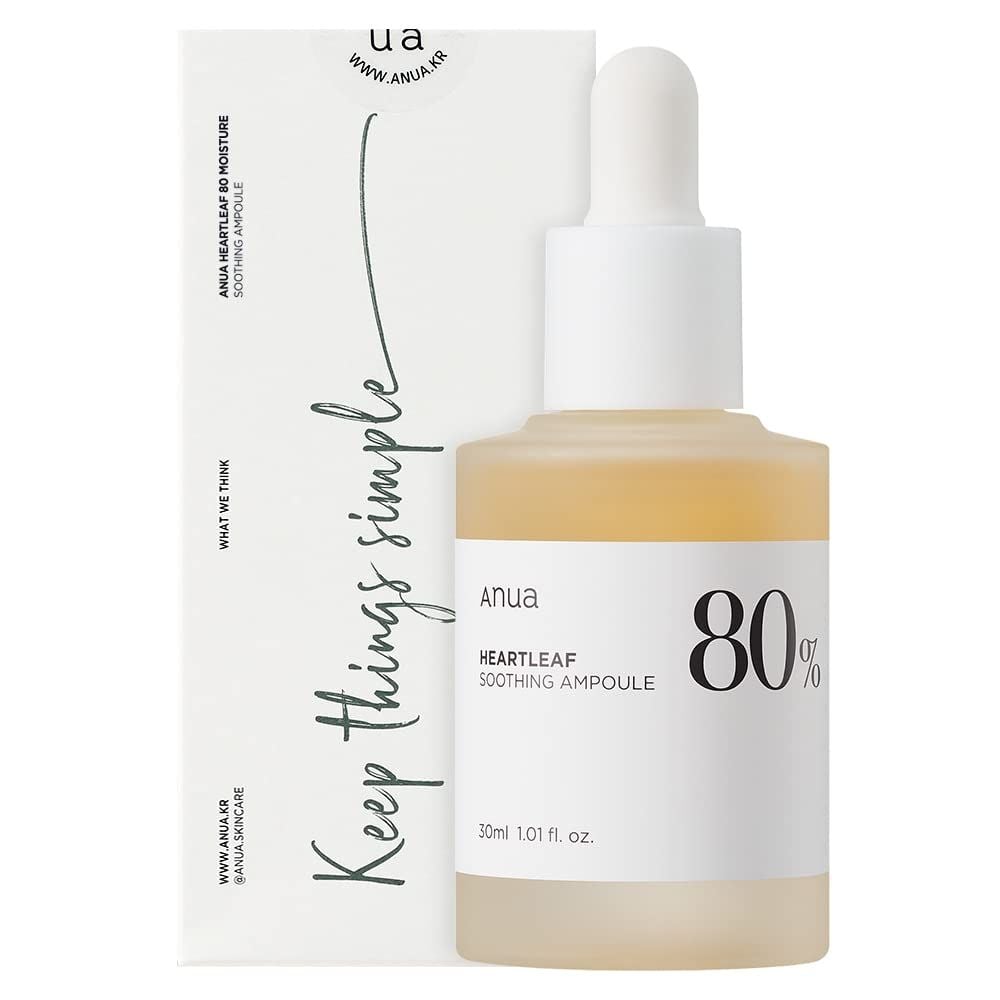  Tinh Chất Làm Dịu Da Anua Heartleaf 80% Moisture Soothing Ampoule (DATE T10/2025) 