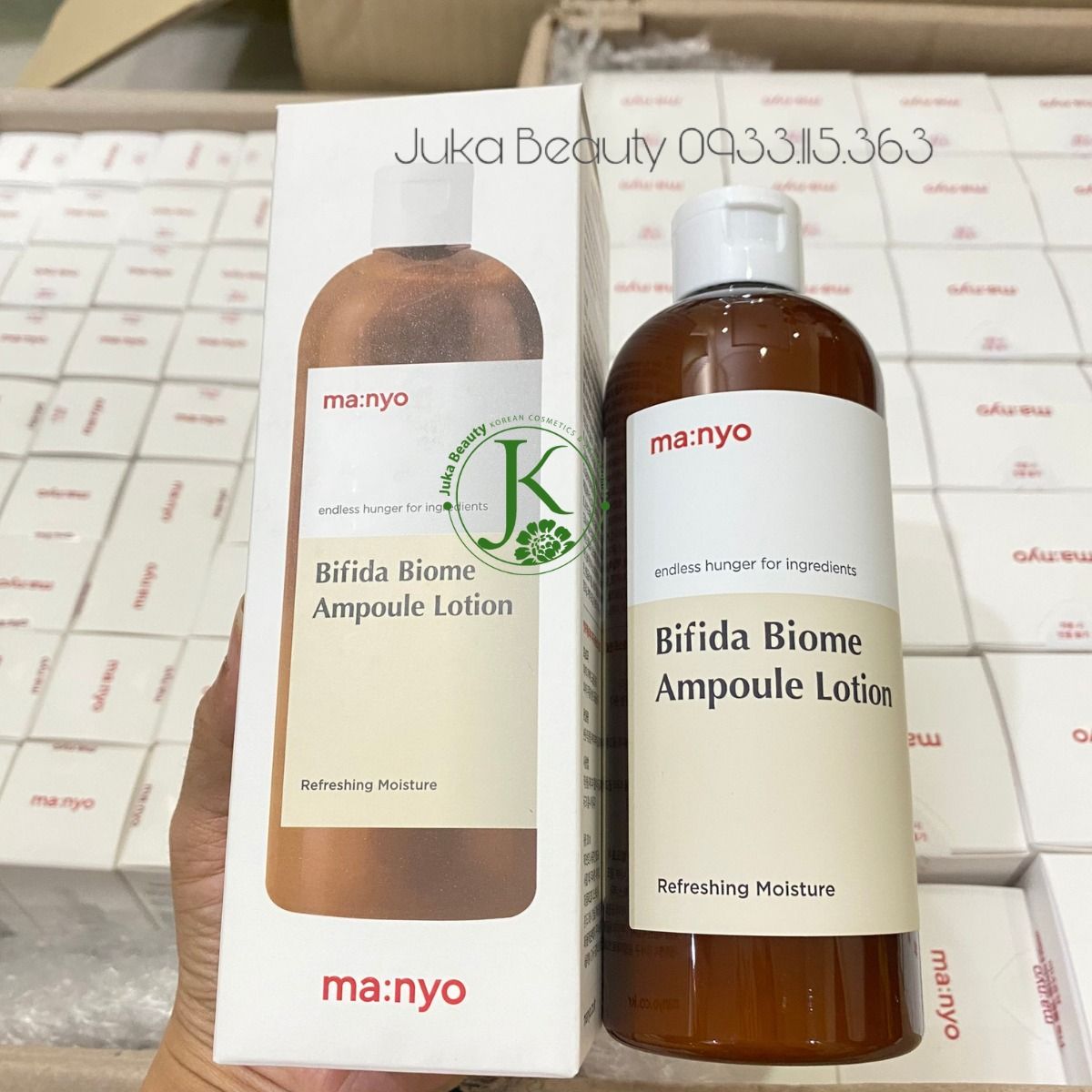  Sữa Dưỡng Cấp ẩm, Làm Mềm Da Ma:nyo Bifida Biome Ampoule Lotion 300ml 