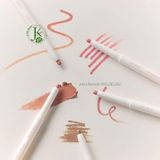 Chì Kẻ Viền Môi Nhung Lì, Lâu Trôi, Thiết Kế 2 Đầu Romand Lip Mate Pencil 0.5g 