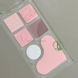  Bảng Phấn Mắt & Má Hồng Romand Bare Layer Palette 14g 