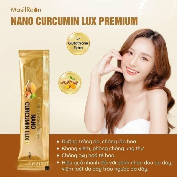  Nghệ Nano Curcumin Masilraon Lux Premium 160mg (20ml x 30 gói) 