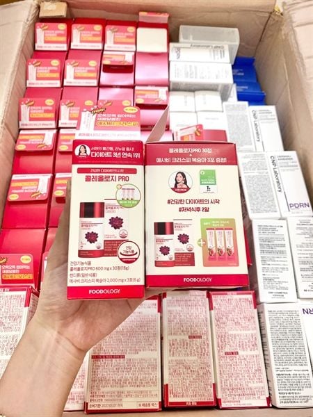  (TẶNG 3 GÓI GIẤM ĐÀO GIÒN) Viên Uống Hỗ Trợ Giảm Cân Foodology Coleology Cut (30 Viên) 