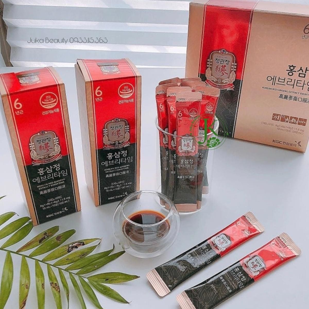  Nước Hồng Sâm KGC Korean Red Ginseng Extract Everytime Limited (10ml x 30 gói) 
