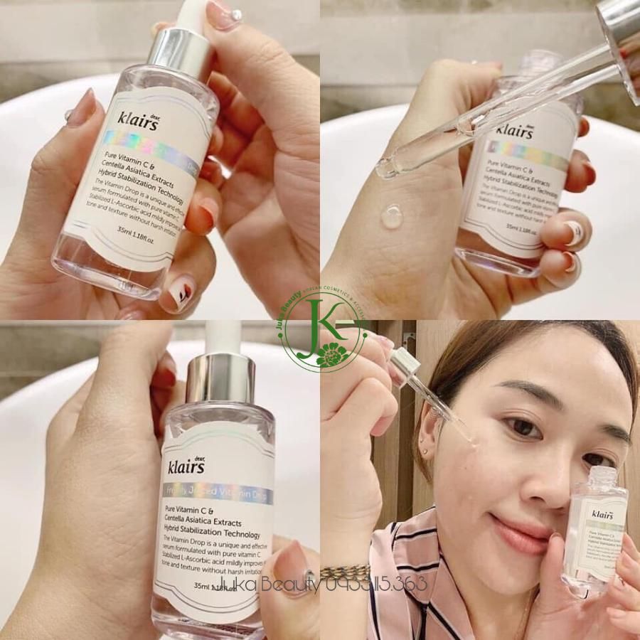  Tinh chất dưỡng sáng da, mờ thâm nám Klairs Freshly Juiced Vitamin Drop 35ml 