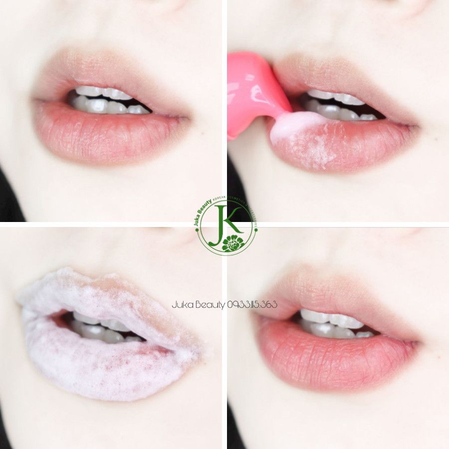  Tẩy tế bào chết sủi bọt dành cho môi Unpa Bubi Bubi Bubble Lip Scrub 10ml 