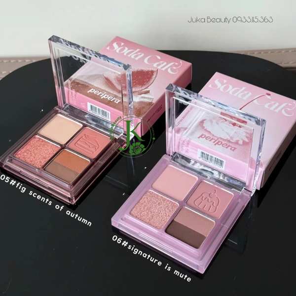  Phấn mắt 4 ô Peripera Ink Pocket Shadow Palette Soda Cafe 1.6g 