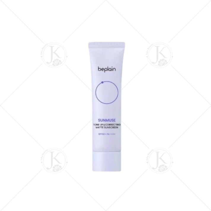 (TÍM NHẠT) Kem Chống Nắng Nâng Tone, Kiềm Dầu Beplain Sunmuse Tone Up & Correcting Matte Sunscreen SPF50 PA 50ml
