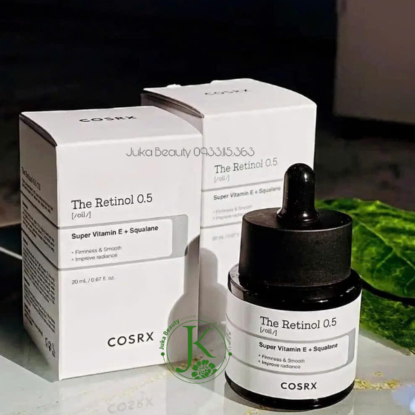  Dầu Dưỡng Ngừa Lão Hóa Cosrx Retinol 0.5 Oil Super Vitamin E + Squalane 20ml 