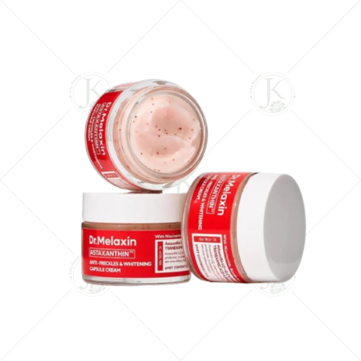  Kem Dưỡng Trắng Da, Mờ Thâm Dr. Melaxin Astaxanthin Anti Freckles & Whitening Capsule Cream 50g 