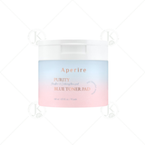  Miếng Bông Cấp Ẩm, Dịu Da Aperire Purity Blue Toner Pad 140ml (70 Miếng) 