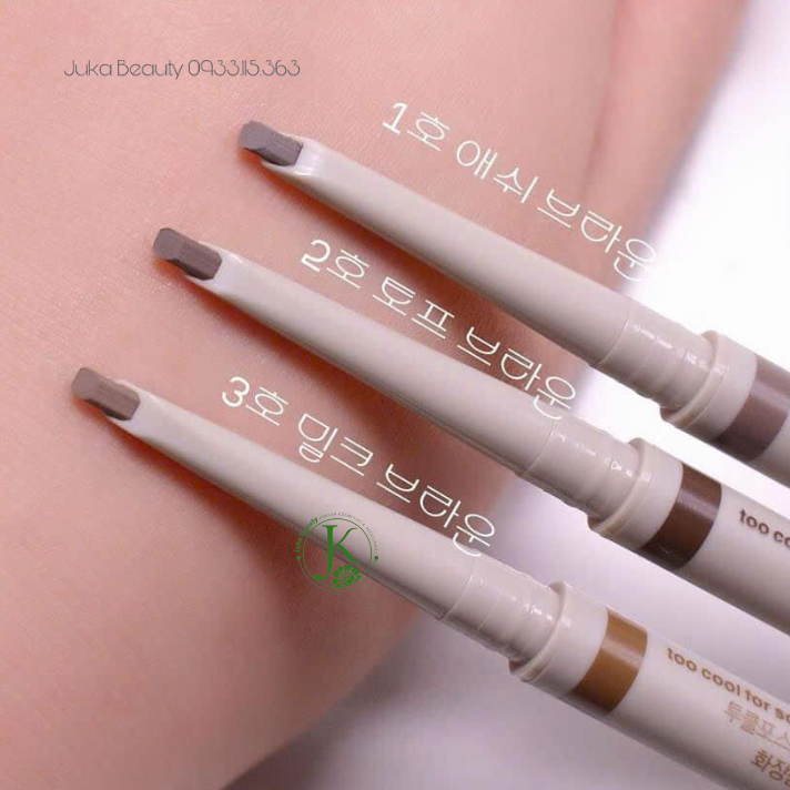  Chì Kẻ Mày 2 Đầu Too Cool For School Artclass Designing Slim Pencil 