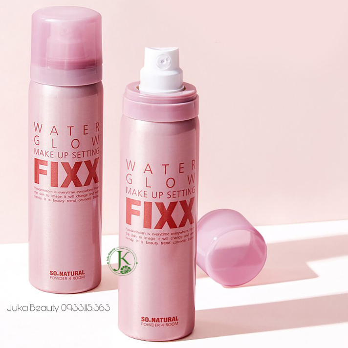  Xịt Khóa Nền Căng Bóng Da So Natural Glow Make Up Setting Fixx 75ml 