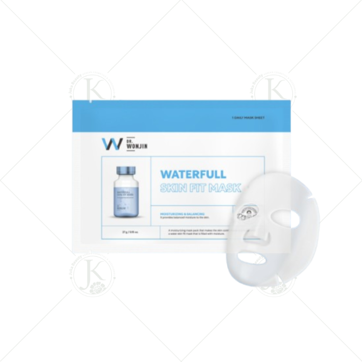 Mặt Nạ Dịu Da, Giảm Mụn Dr.Wonjin Waterfull Skin Fit Mask 27g (1 miếng)