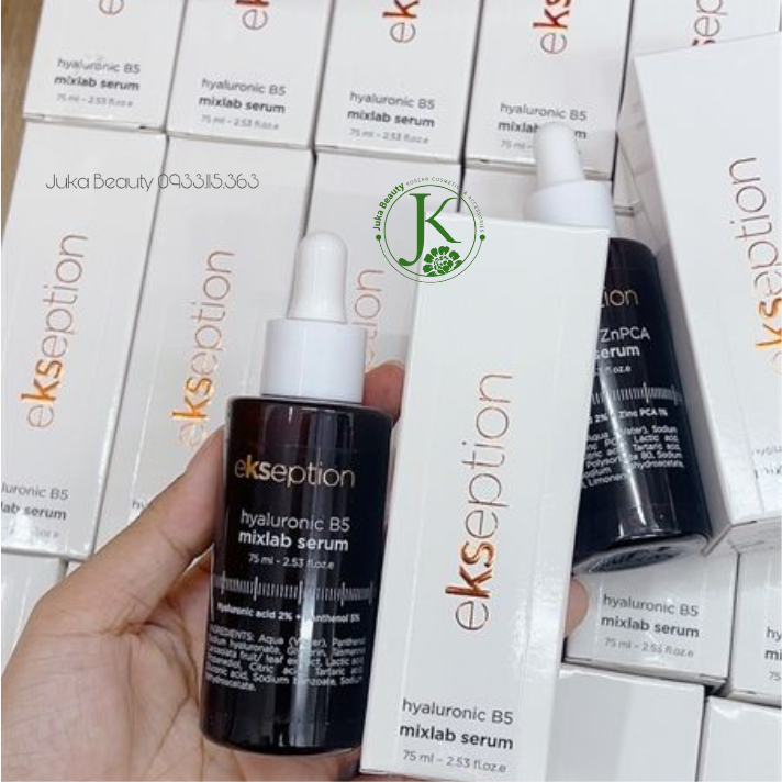  Tinh Chất Dưỡng Ẩm, Phục Hồi Da Ekseption Hyaluronic B5 Mixlab Serum 75ml 