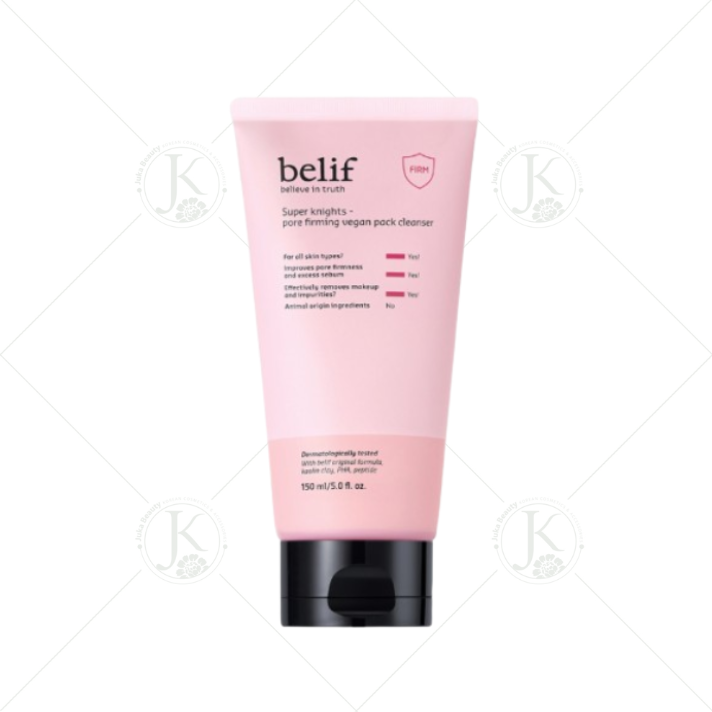  Sữa Rửa Mặt Dưỡng ẩm, Chống Lão Hóa Belif Super Knights Pore Firming Vegan Pack Cleanser 150ml 