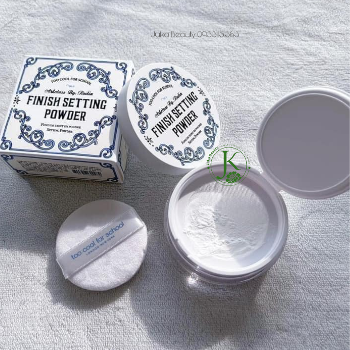  Phấn Phủ Bột Kiềm Dầu Too Cool For School Finish Setting Powder 10g 