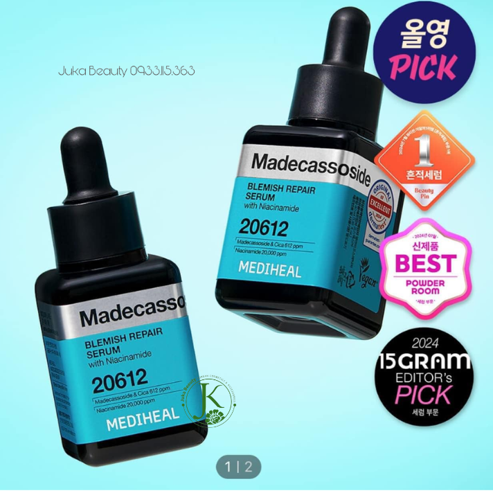  (TÁCH SET 40ml) Tinh Chất Giảm Thâm Đều Màu Da Mediheal Madecassoside Blemish Repair Serum 