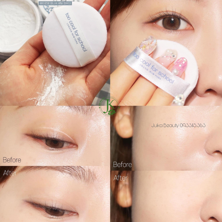  Phấn Phủ Bột Kiềm Dầu Too Cool For School Finish Setting Powder 10g 