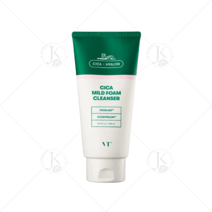  Sữa Rửa Mặt Dịu Da VT Cosmetics Cica Mild Foam Cleanser 300ml 
