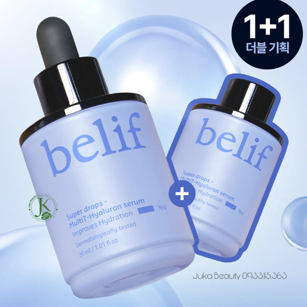  Tinh Chất Dưỡng Ẩm, Dịu Da Belif Super Drops Multi7 Hyaluron Serum 30ml 