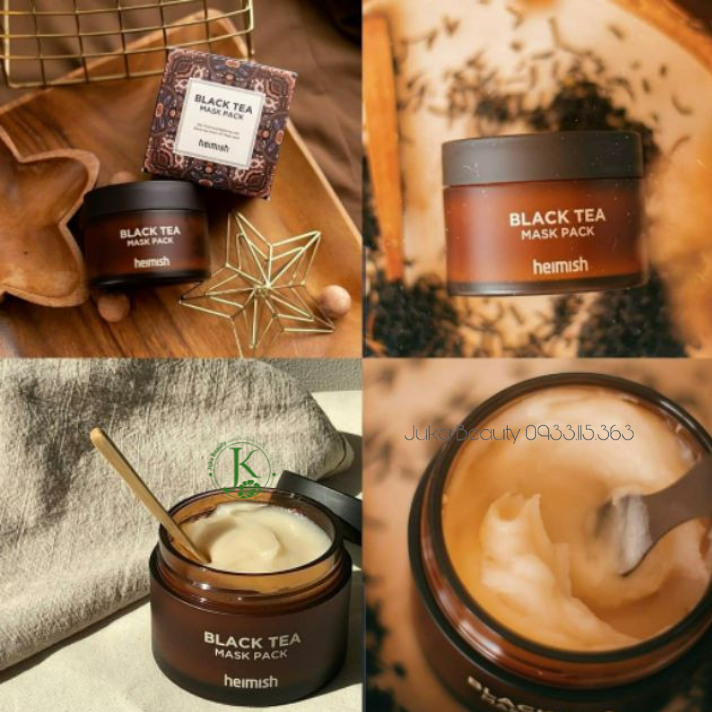 Mặt nạ trà đen dạng rửa Heimish Black Tea Mask Pack 110ml 
