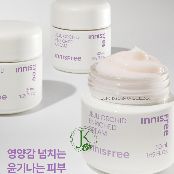  (Mẫu mới) Kem Dưỡng Ẩm, Chống Lão Hóa Da Innisfree Jeju Orchid Enriched Cream 50ml 