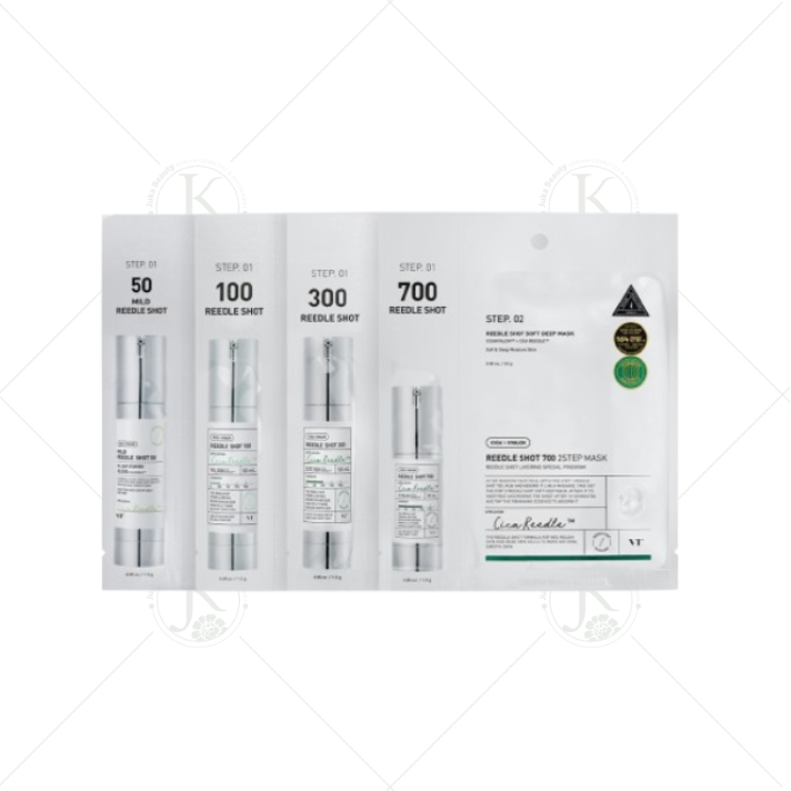  Mặt Nạ 2 Bước Dưỡng Sáng, Trẻ Hóa, Mịn Da VT Reedle Shot (100 & 300 & 700) 