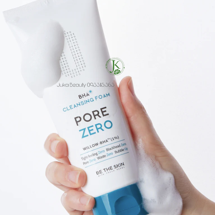  Sữa Rửa Mặt Be The Skin Sạch Sâu Giảm Nhờn Be The Skin BHA + PORE ZERO Cleansing Foam 150g 