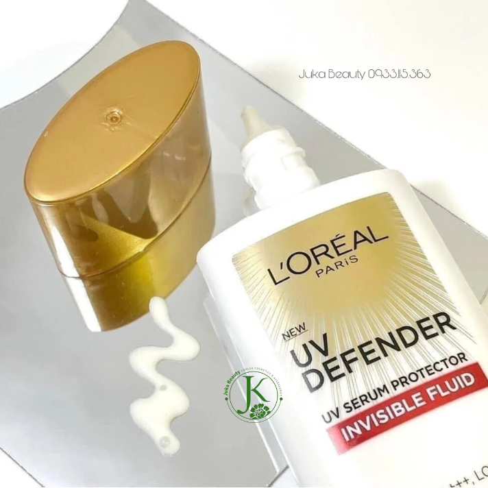  Sữa Chống Nắng Loreal Paris UV Defender UV Serum Protector Invisible Fluid SPF50+ PA++++ LONG UVA 50ml 