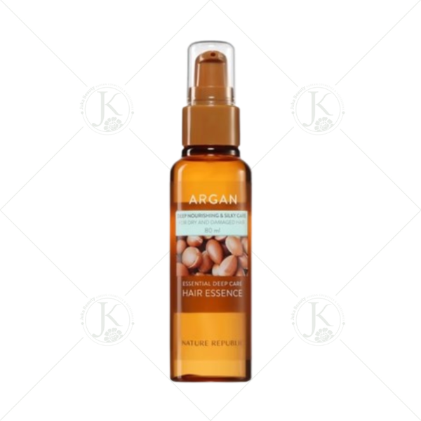 Tinh Chất Phục Hồi Tóc Nature Republic Argan Essential Deep Care Hair Essence 80ml 