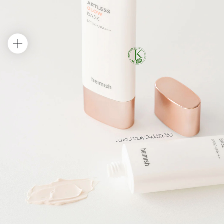  Kem Chống Nắng Căng Bóng Heimish Artless Glow Base SPF50+ PA++++ 40ml 