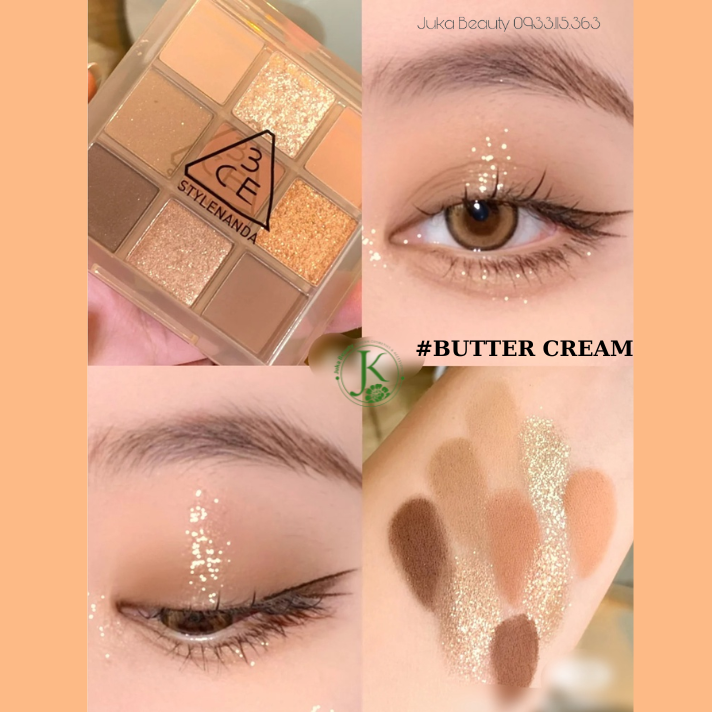  Phấn Mắt 9 Ô 3CE Multi Eye Color Palette 8g 