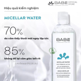  Nước Tẩy Trang Dịu Nhẹ Laboratorios Babe Agua Micelar/ Micellar Water 250ml 