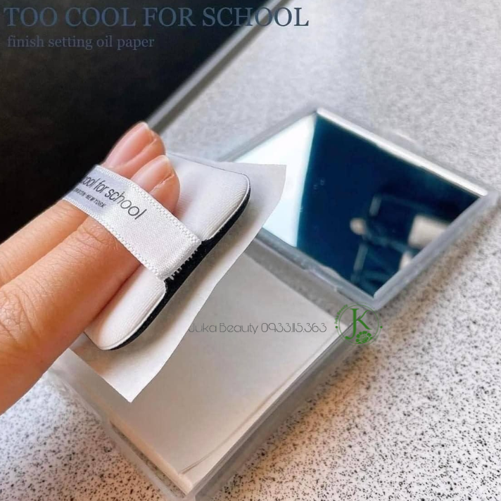  Giấy Thấm Dầu Too Cool For School Artclass By Rodin Finish Setting Oil Paper (50+50 tờ) 